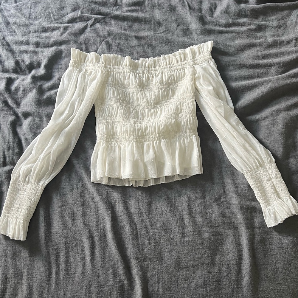 Flattering All Saints white top